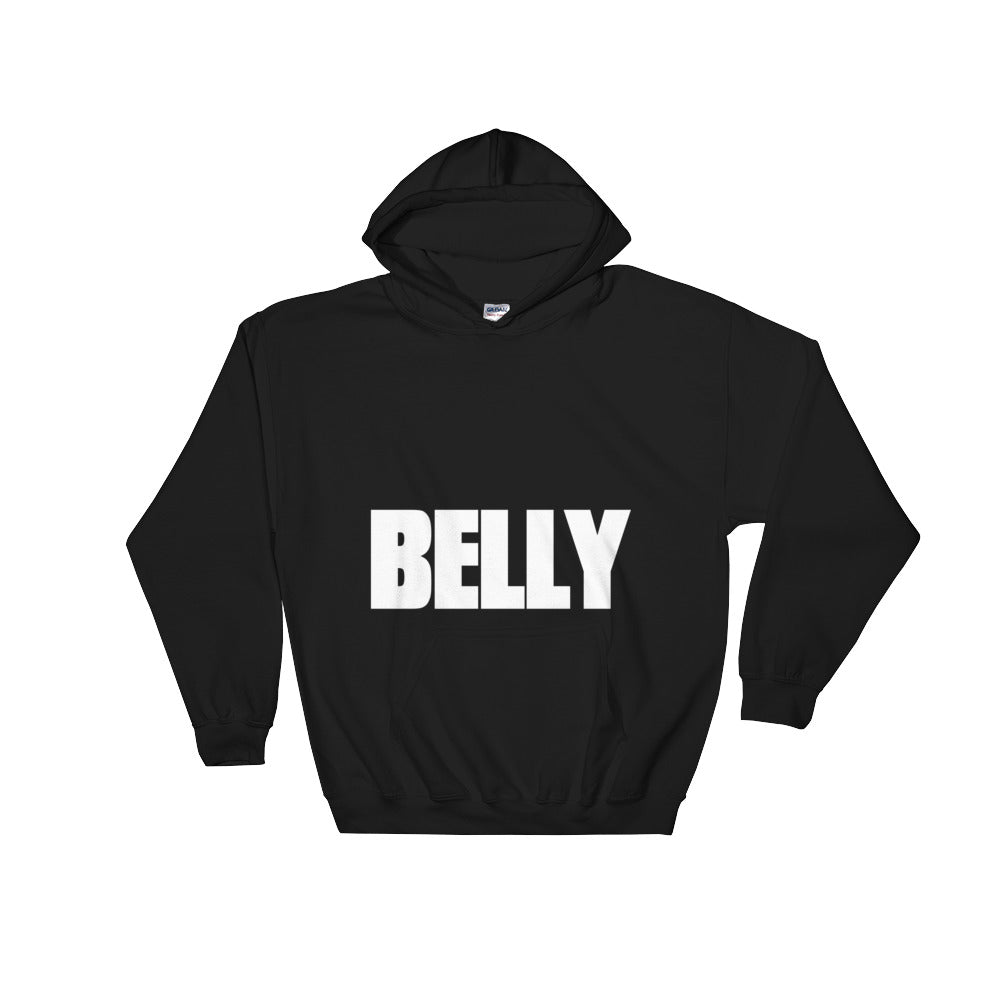 BELLY Hoodie wht logo